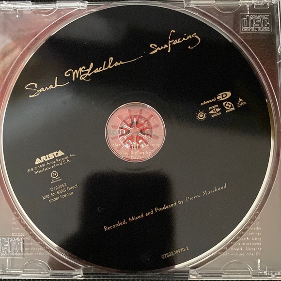 Sarah McLachlan “Surfacing” - CD used - Picture 4 of 4